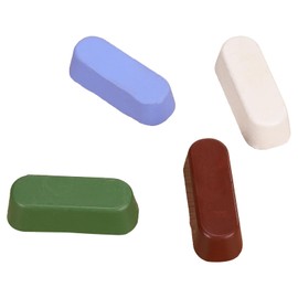 TENDAQIX 4 Pcs Metal Polishing Compound kit 24Oz for Buffing Wheel 4Oz Each Buffing Wheel Compound Buffing Compound Bars Brown Tripoli White Rouge All Purpose Blue General Green, 4packs, TD-6+4packs