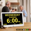 Extra Large Impaired Vision Digital Alarm Clock with Day and
