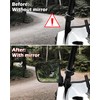 SAUTVS Adjustable Side Mirrors Compatible with Kawasaki Mule Pro FXT