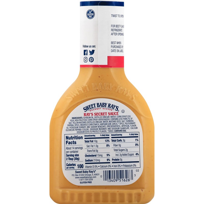 Sweet Baby Ray's Dipping Sauce, Secret Sauce, 14 OZ