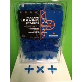 Barwalt 3/16"+ Hollow Leave-in Tile Spacer - 500 Pieces