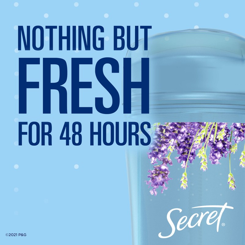Secret Fresh Antiperspirant Deodorant for Women, 72hr Breathable Sweat &