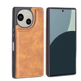 [Anrek] Case for SHARP AQUOS R9 / docomo SH-51E Notebook Type (Retro Brown) Docomo sh51e Aquos r9 Luxury PU Leather Magnet Adsorption Pocket One Hand Operation Back IC Card Storage Horizontal Function