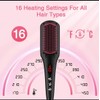 MiroPure Enhanced Hair Straightener Brush by MiroPure 2-in-1 Ionic Straightening