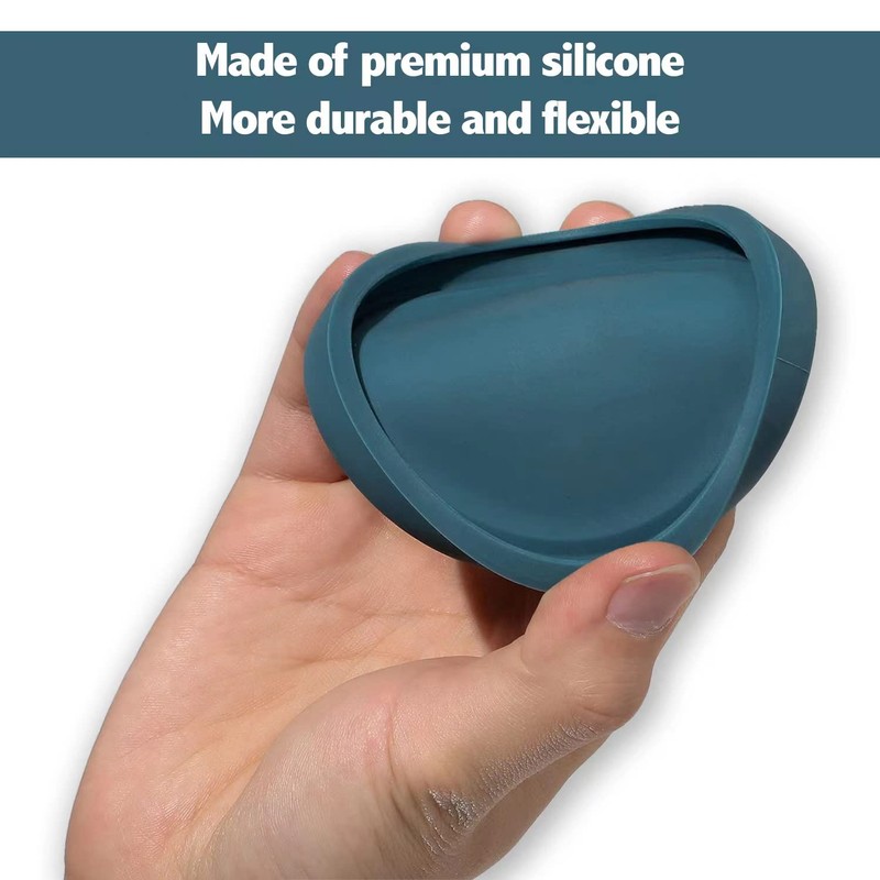 OHMO 3 Pack Small Cat Food Can Lids, Silicone Pet