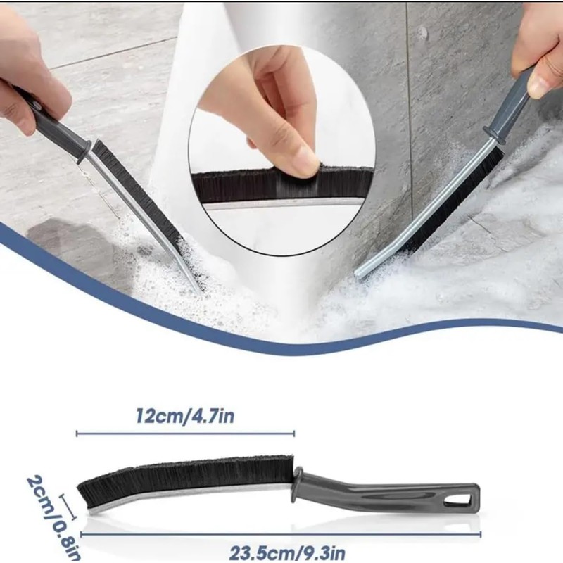 Crevice cleaning brush