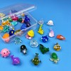 Lugailly Mini Resin Ocean Animals Figures to Hide 36 PCS