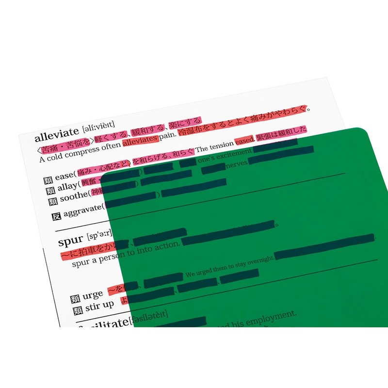 ゼブラ 暗記用 チェックアルファセット ピンク/緑 10個 B-P-SE-WYT20-PG