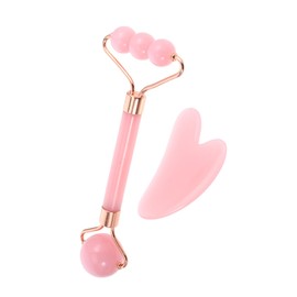 Healvian 2-in-1 Face Sculpting Tool Set Roller Abs Stainless Steel for Skin Massager Elasticity Boost