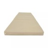 Danfuton Tan Trifold Foam Bed, Shikibuton, Foldable Ottoman Mat Sit