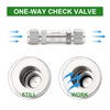 TAISHER 1PCS 304 Stainless Steel 1/2" Tube OD Check Valve(Ferrule