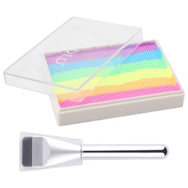 DAWRIS Rainbow Face Paint, 50g Make-Up Colours, Face Paint Rainbow Body Painting Water Soluble Rainbow Theatre Make-Up Carnival Colourful Body Paint Colours Quick Drying