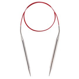 OYEUYID Circular Knitting Needles Size 11 (8mm) 40 Inch Ergonomic Metal Needle Set with Smooth Joins and Tangle-Free Cord