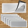 6 PCS White Magnetic Vent Covers-4x12 Magnetic Air Vent Covers