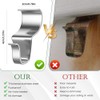 Byttlerom Vinyl-Siding Hooks for Hanging Outdoor, Upgrade Heavy Duty Hooks