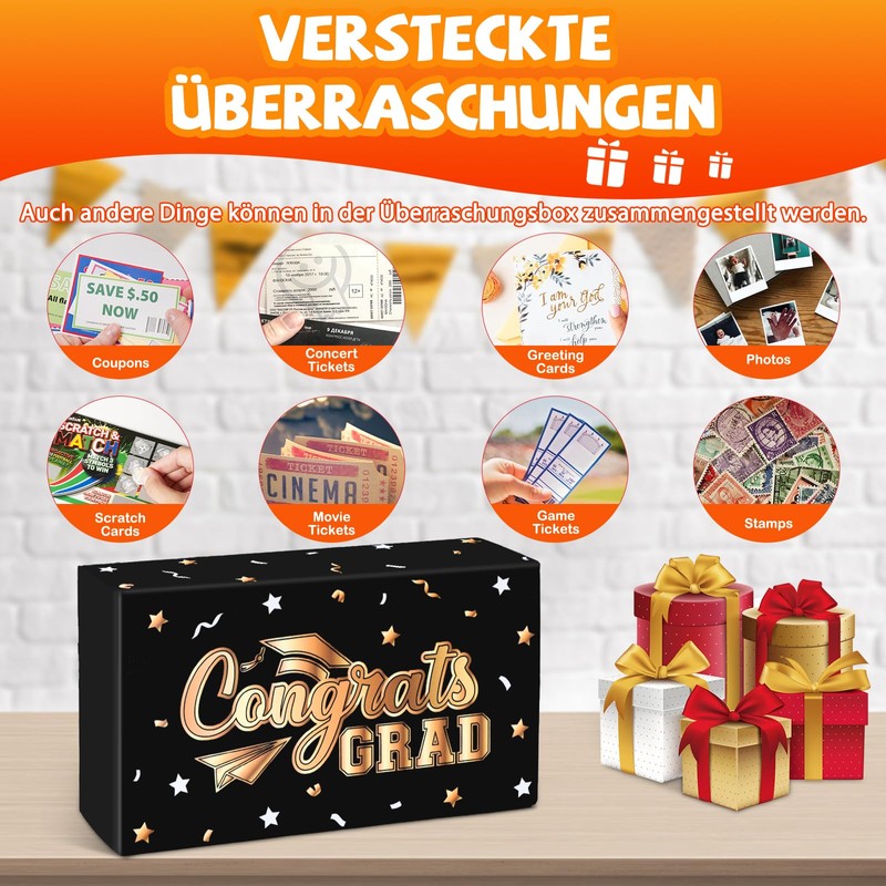 Giftota Graduation Gift Box - Black