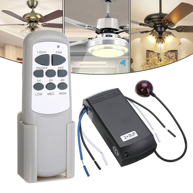 EZSDY Universal Wireless Ceiling Fan Remote Control kit with 3