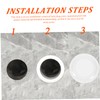 CIYODO 5pcs Air Conditioner Hole Covers Wall Decoration Easy to