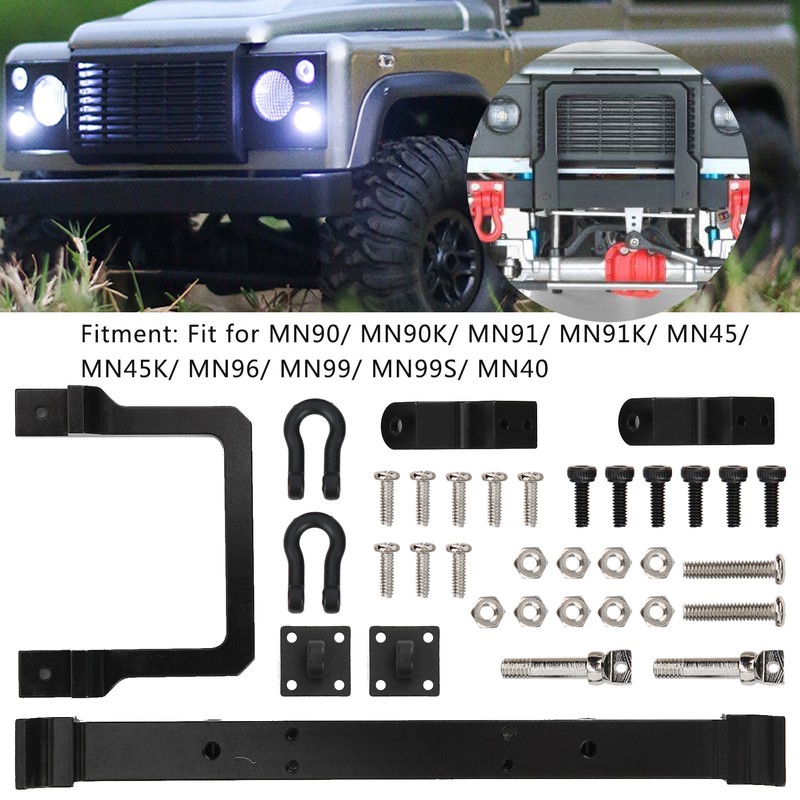 Front Bumper with Buckle RC Accessory Fit for MN90/ MN90K/