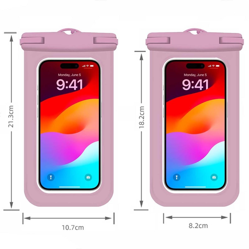 TEKKU . Funda Agua Colgante Universal Sumergible Rosa