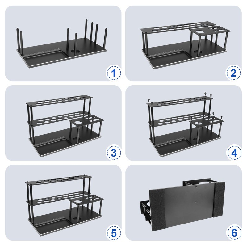 GoHobby Aluminum RC Screwdriver Organizer – Adjustable Tool Stand for