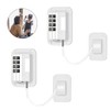 Fridge Lock with Code, Pack of 4 Fridge Locks, No