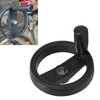 Handwheel 125mm OD 12mm Bore Foldable Handle Plastic Hand Wheel