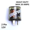 VOFONO 2-Pin Electric Flasher Relay, 12V Heavy Duty 2 Pin