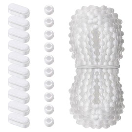 10 Metre Roller Blind Chain with 10 Roller Blind Chain Connectors and 10 Boundary Buckles, Blind Chain Replacement Chain Roller Blind, Chain Connector Roller Blind, for Vertical Blinds Blinds Repair