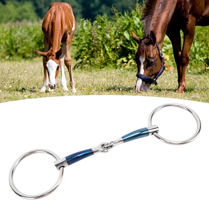 Horse Mouth Bit 5.1in 130mm Snaffle Bit Stainless Steel Soft