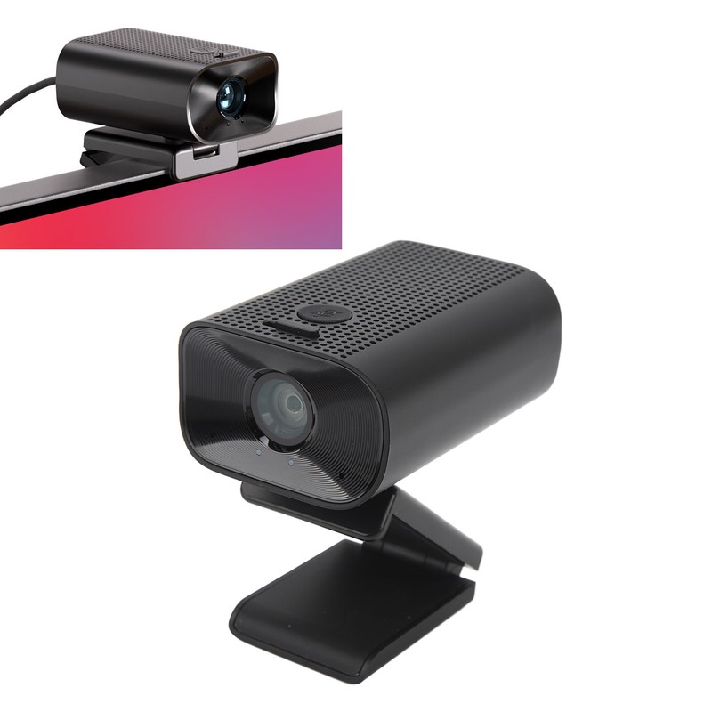 3 in 1 Webcam USB Camera Speaker Microphone Combo 1080P