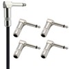 Greluma 4 pieces 90 degree solder plug 6.35 mm, right