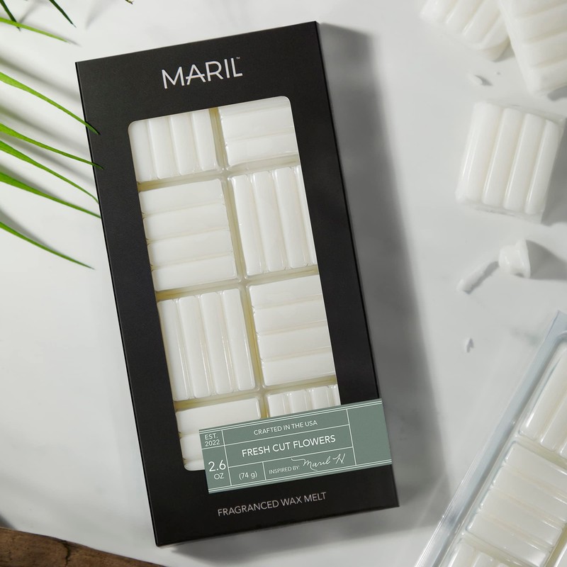 MARIL Fragranced 2.6 oz Premium Soy Blend Wax Melt, Fresh