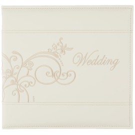 Pioneer Photo Albums Scrapbook,Ivory,Clear,White