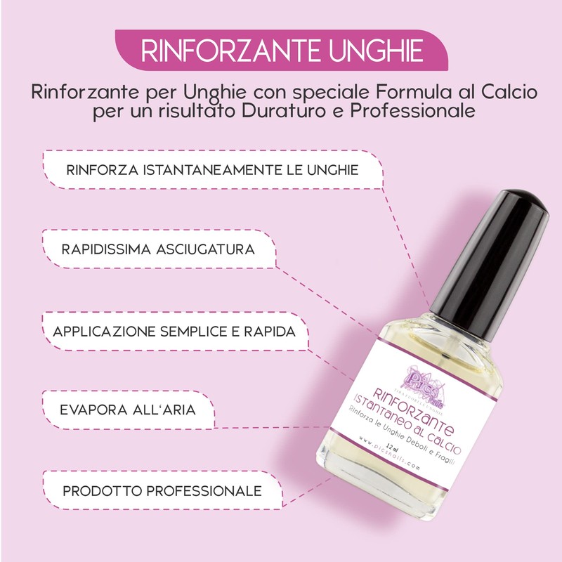 Nail Hardener Extra Strong Instant Calcium Professional 12 ml -