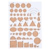 14PCS Paper Quilling DIY Kits with 6 Colors Quilling Strips