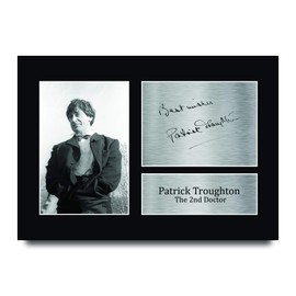 HWC Trading Patrick Troughton Dr Who Second Doctor Gifts Signed Autograph TV Show Fans - A4
