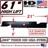 For SCAG COPPERHEAD 3-PK 61" HEAVY DUTY SCAG 481712 NOTCHED