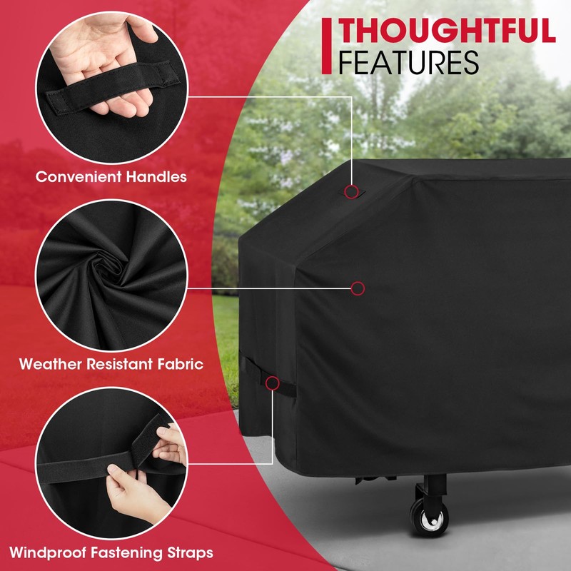 Unicook 28 Inch Griddle Cover for Blackstone and Nexgrill Cooking