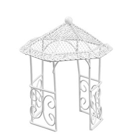 Hobbyfun Gazebo Approx. 14 cm White