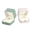 Oirlv H17501 Ring Case, PU Leather, Portable, Mini for 1