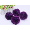YYCRAFT 15pcs Jumbo Glitter Tinsel Pom Poms Sparkle Balls for