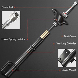 A-Premium Rear Pair (2) Strut Assembly Compatible with Infiniti Q45 1997 1998 1999 2000 2001, RWD, Driver and Passenger Side