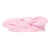 Baby 'Knotty' Bow White Rose Pink Headband 0-6 Months