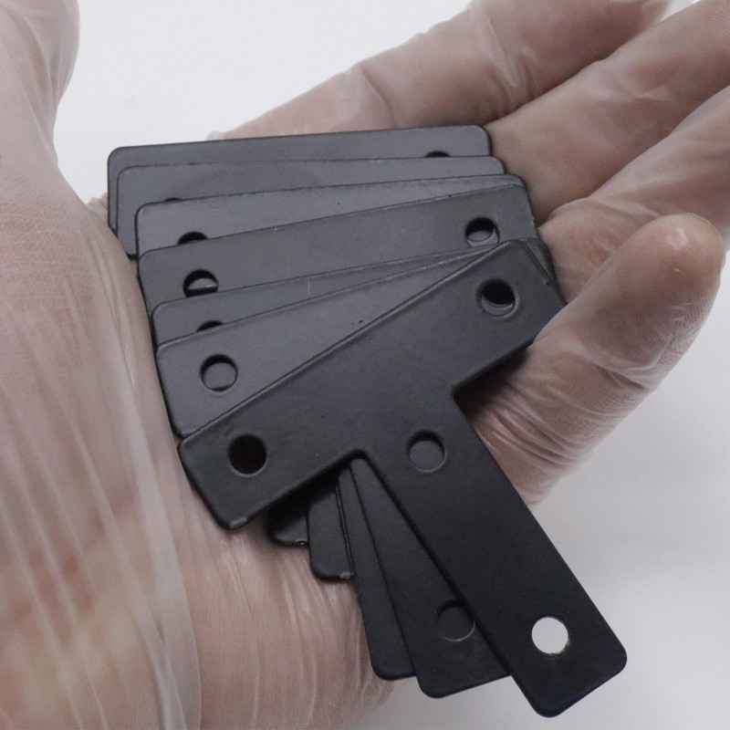 Joyangy 20pcs T Flat Shape Braces Corner Bracket, 60x60 mm