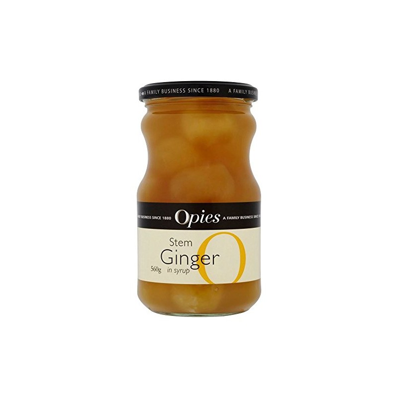 Opies Stem Ginger in Syrup (350g) - Pack of 2