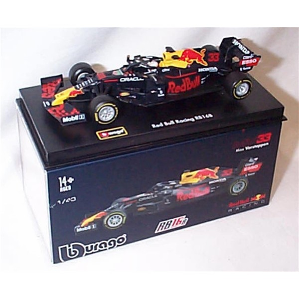 Burago 2021 Racing H0NDA RB16B F1#33 Max car 1:43 scale