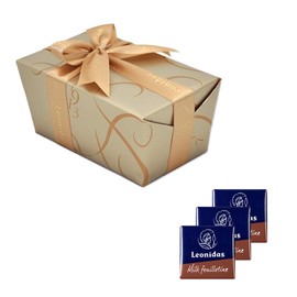 Leonidas Belgian Chocolates: 1 lb Napolitain Feuilletine Milk Chocolate Squares