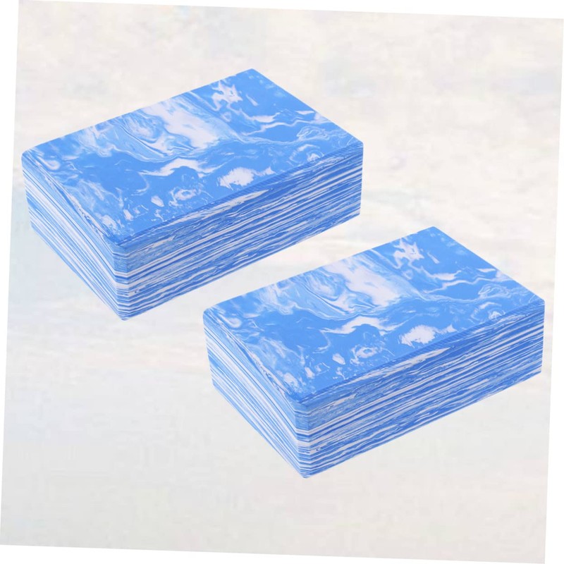 Sosoport High Density Eva Yoga Bricks Camouflage Fitness Blocks 2pcs