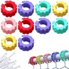 10 PCS Clothes Hanger Fixing Hook Windproof Random Color